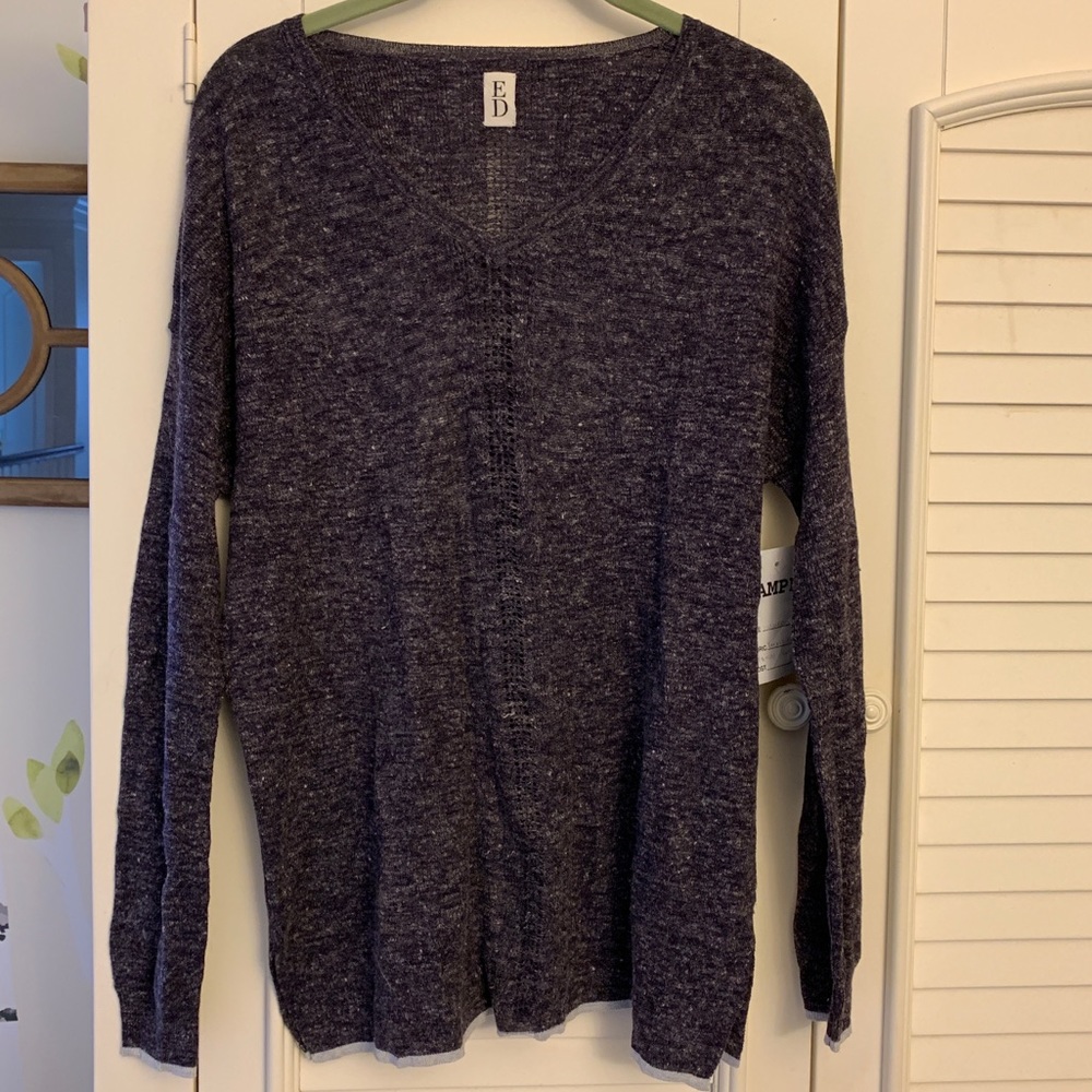 SAMPLE Fall2016- RARE ED Purple Knit Sweater - Picture 3 of 8